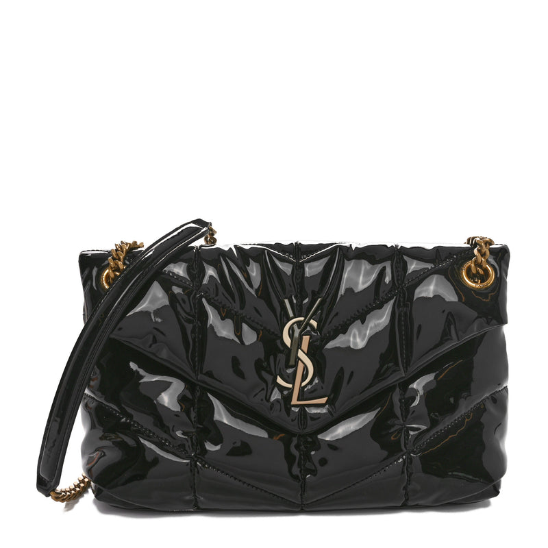 Saint Laurent Patent Quilted Small