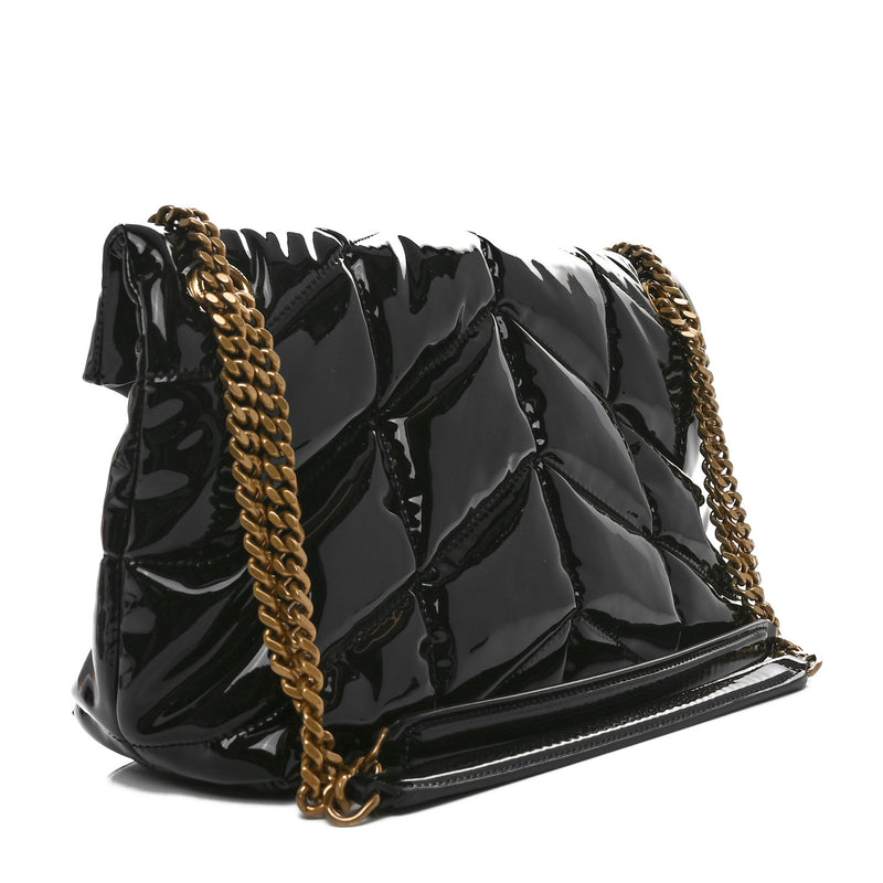 Saint Laurent Patent Quilted Small