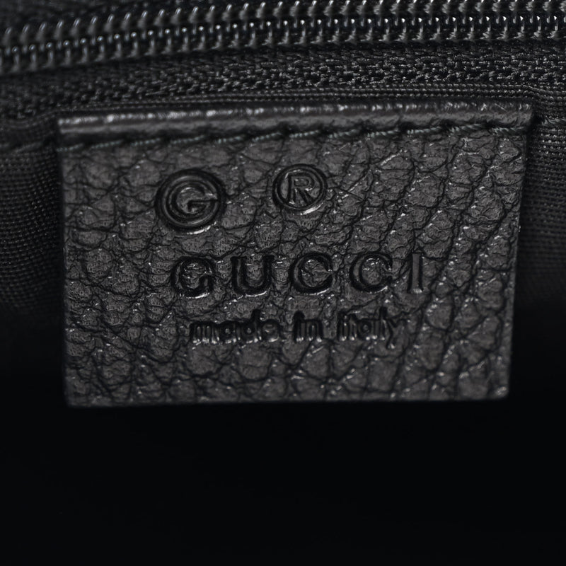 Gucci Medium D Gold Ring Hobo Black