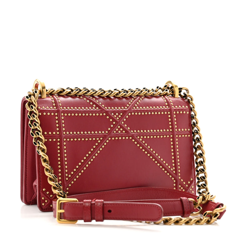 Christian Dior Calfskin Studded Small