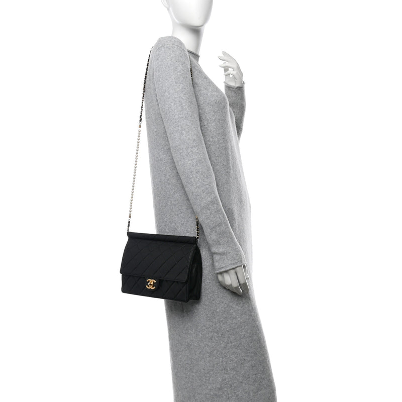 Chanel Lambskin Quilted Large Pearl