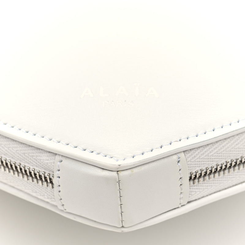 Alaia Lux Calfskin Le Coeur Bag Lacquer