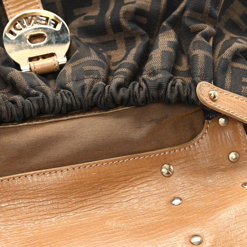 Fendi Zucca Medium Magic Bag Tobacco