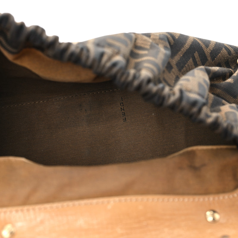 Fendi Zucca Medium Magic Bag Tobacco