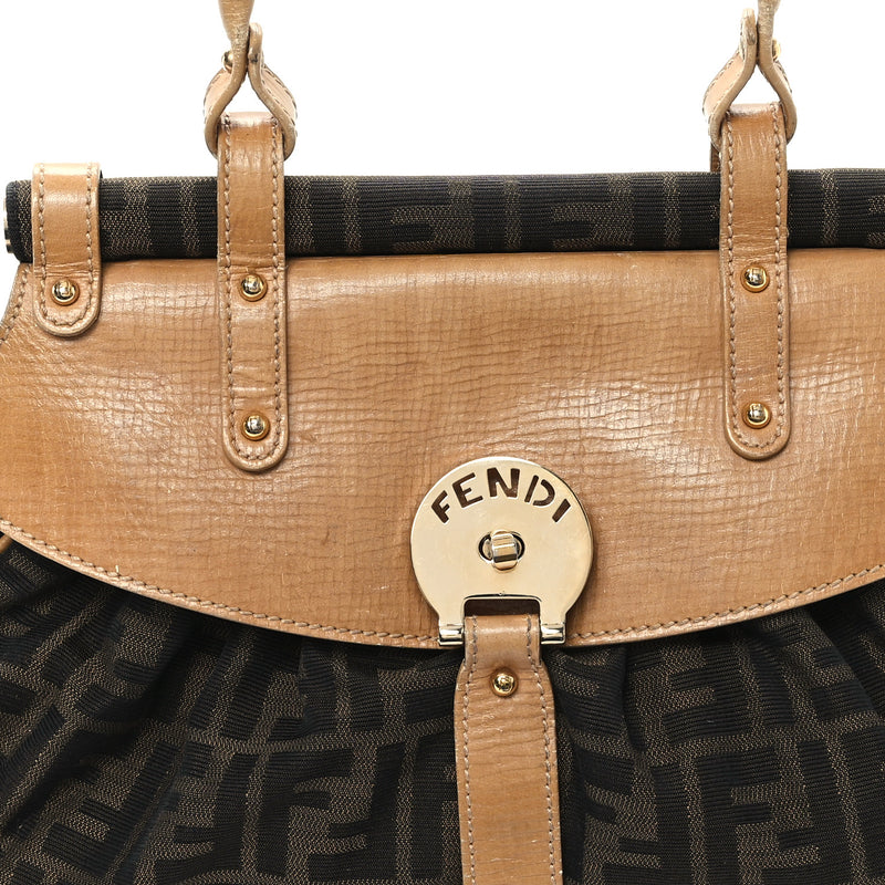 Fendi Zucca Medium Magic Bag Tobacco