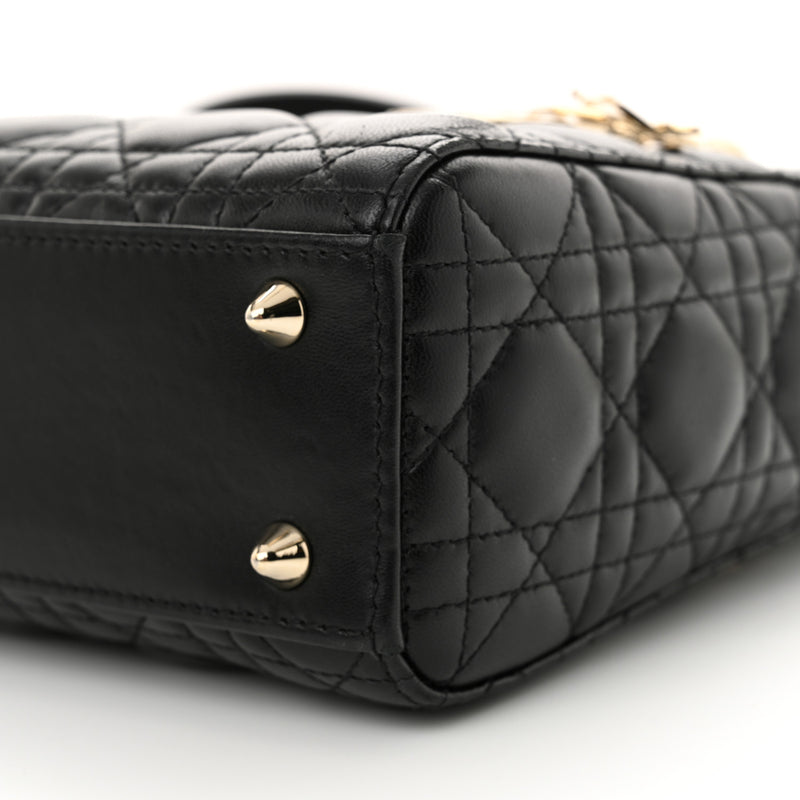 Christian Dior Lambskin Cannage Small My