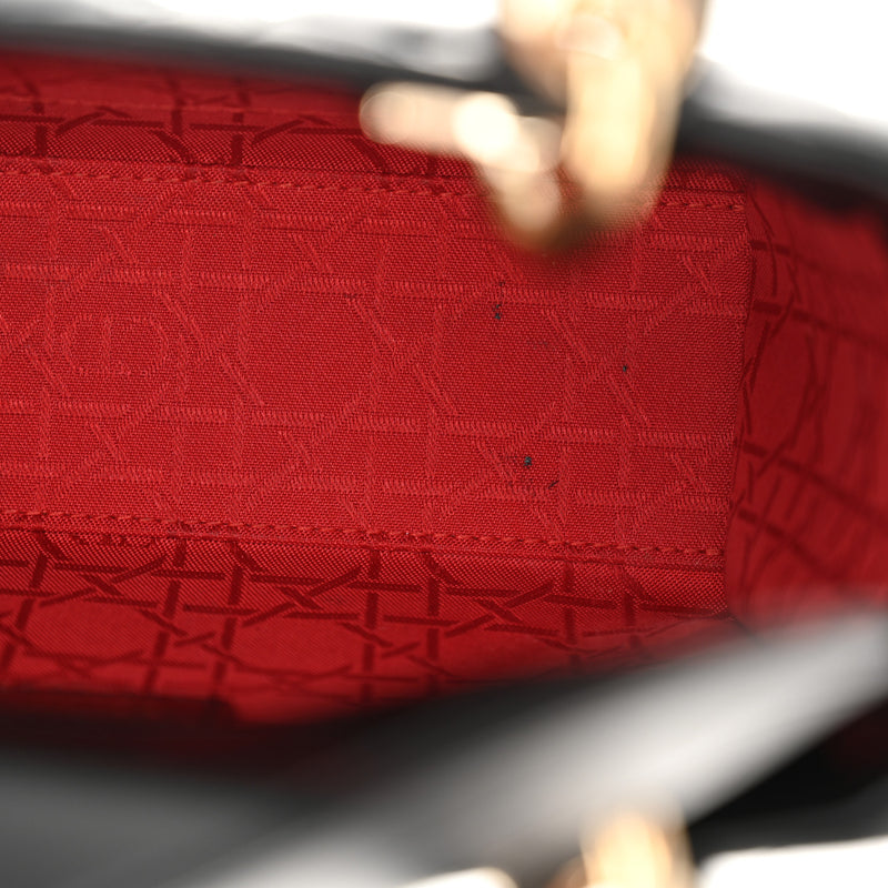 Christian Dior Lambskin Cannage Small My
