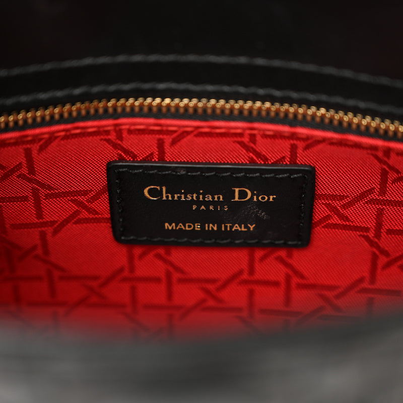 Christian Dior Lambskin Cannage Small My