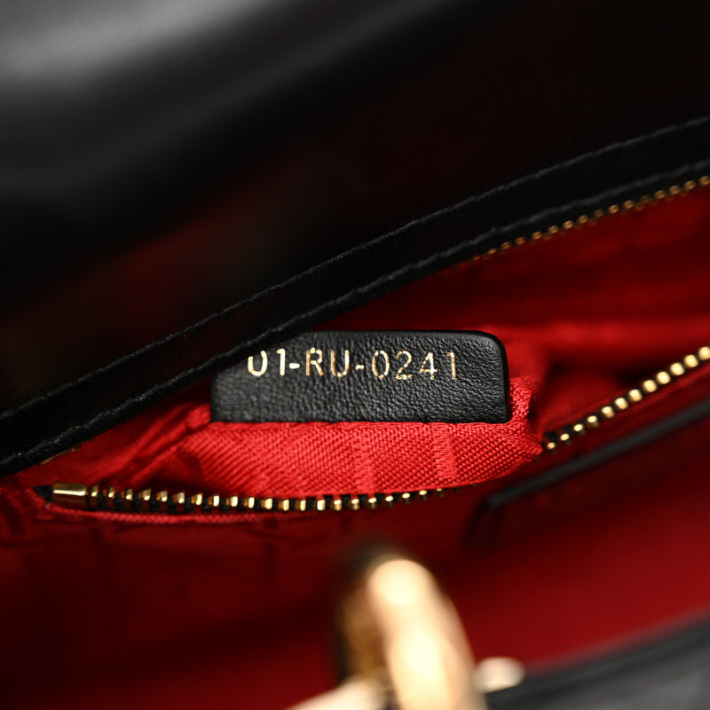 Christian Dior Lambskin Cannage Small My