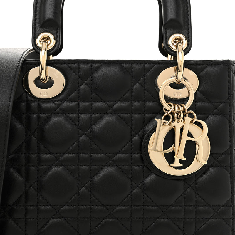 Christian Dior Lambskin Cannage Small My