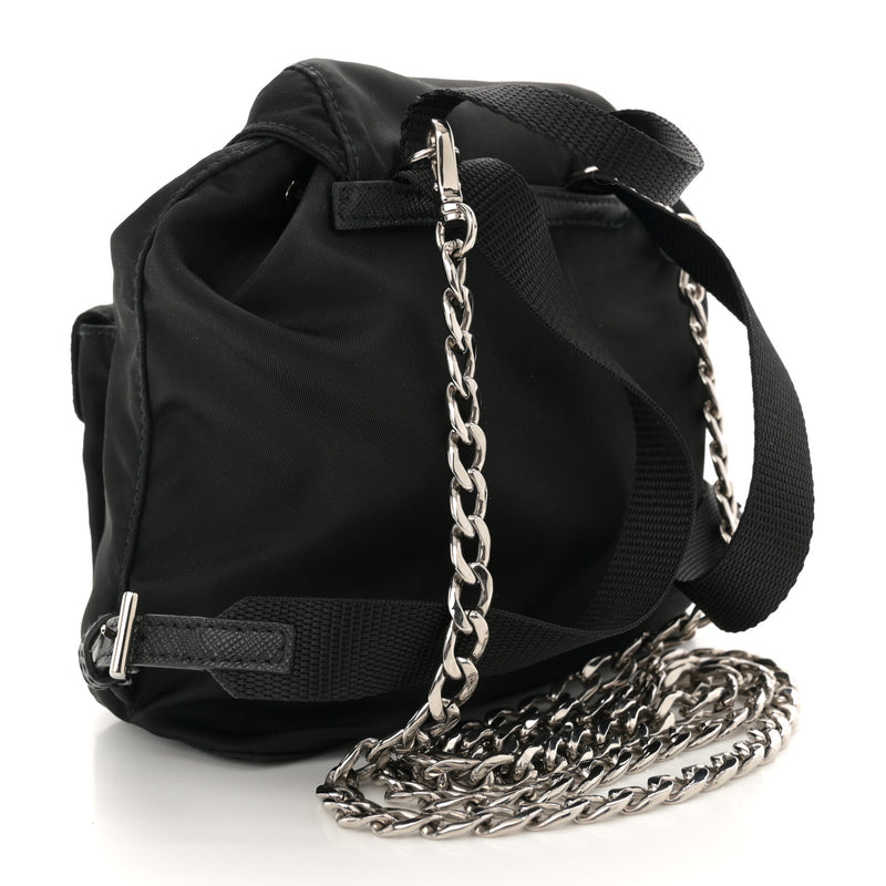 Prada Nylon Vela Mini Crossbody Backpack