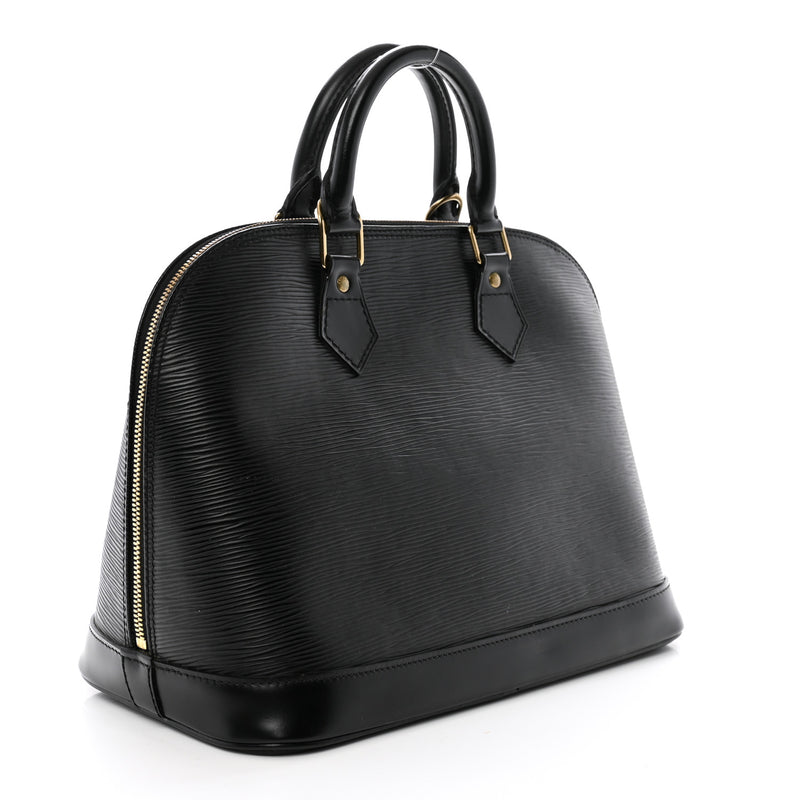 Louis Vuitton Epi Alma Pm Black