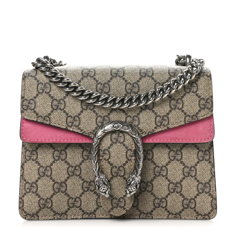 Gucci Gg Supreme Mini Dionysus Shoulder