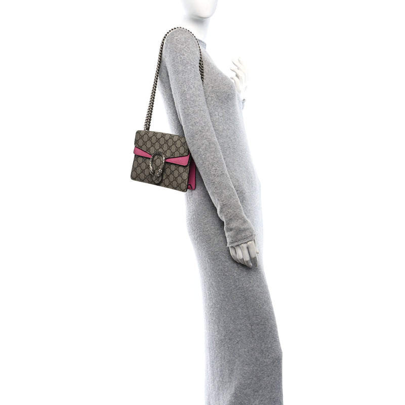 Gucci Gg Supreme Mini Dionysus Shoulder