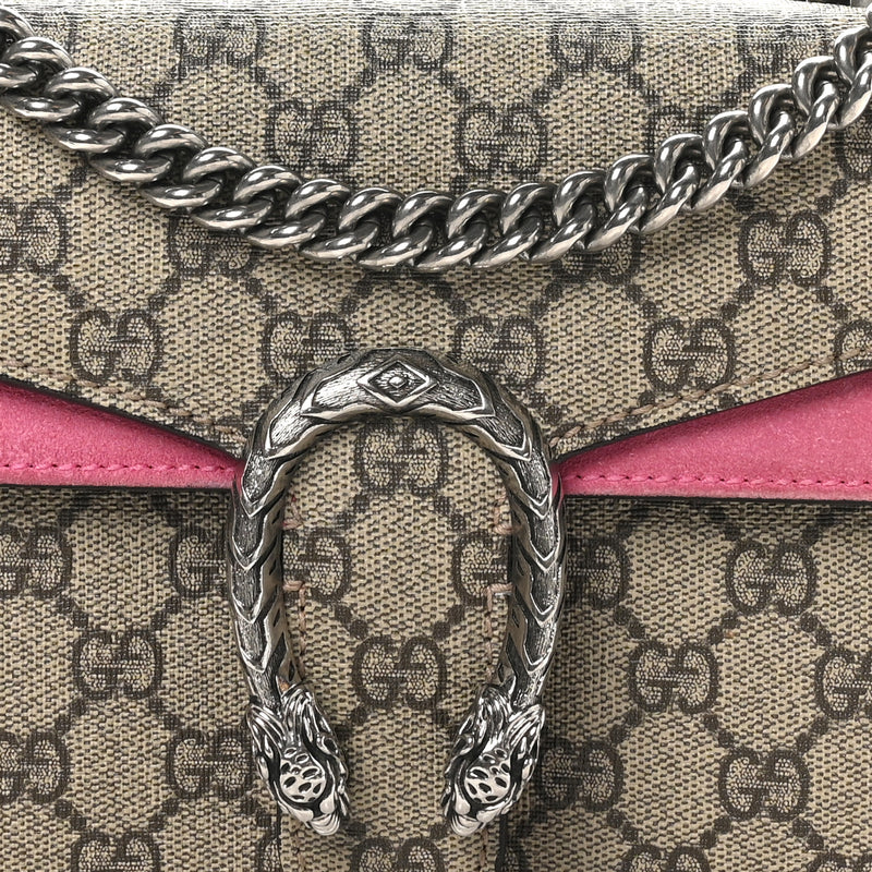 Gucci Gg Supreme Mini Dionysus Shoulder