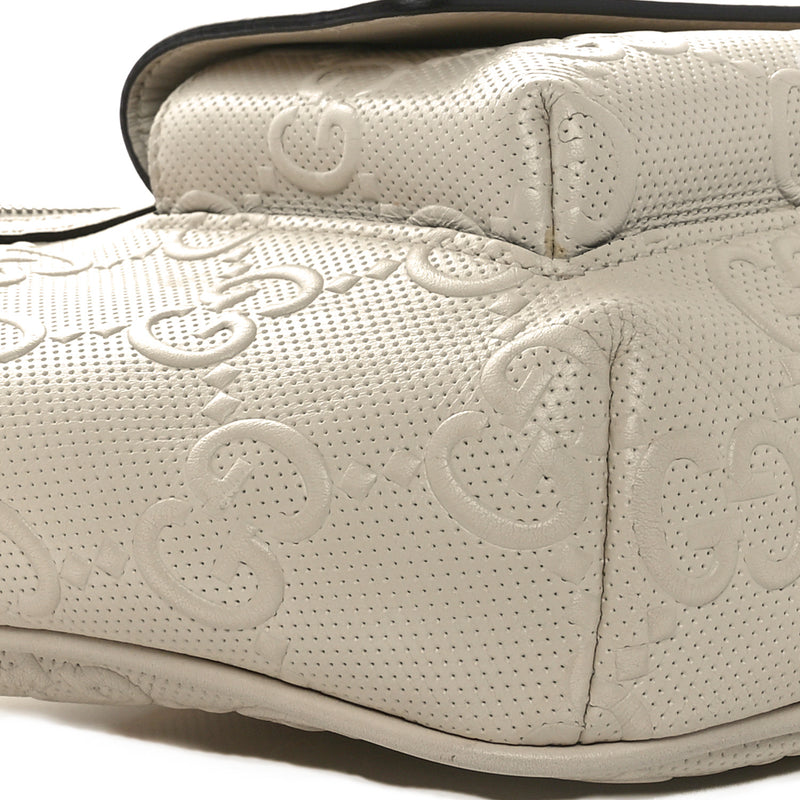 Gucci Calfskin Gg Tennis Embossed Pocket