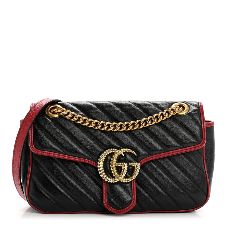 Gucci Vintage Effect Calfskin Matelasse