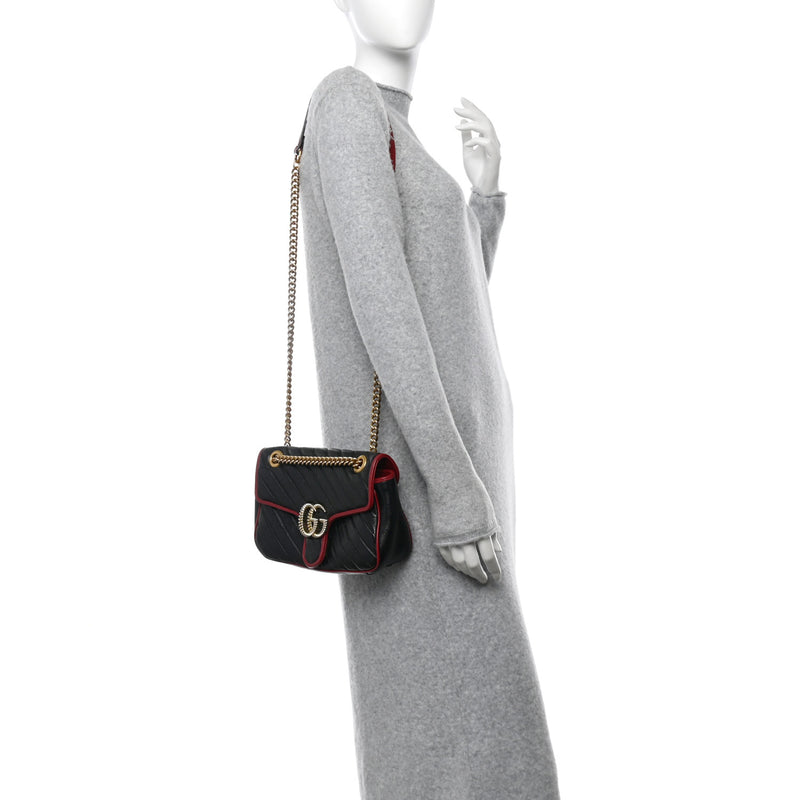 Gucci Vintage Effect Calfskin Matelasse