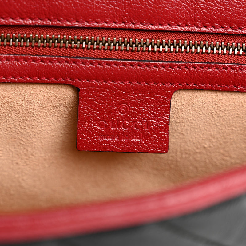 Gucci Vintage Effect Calfskin Matelasse