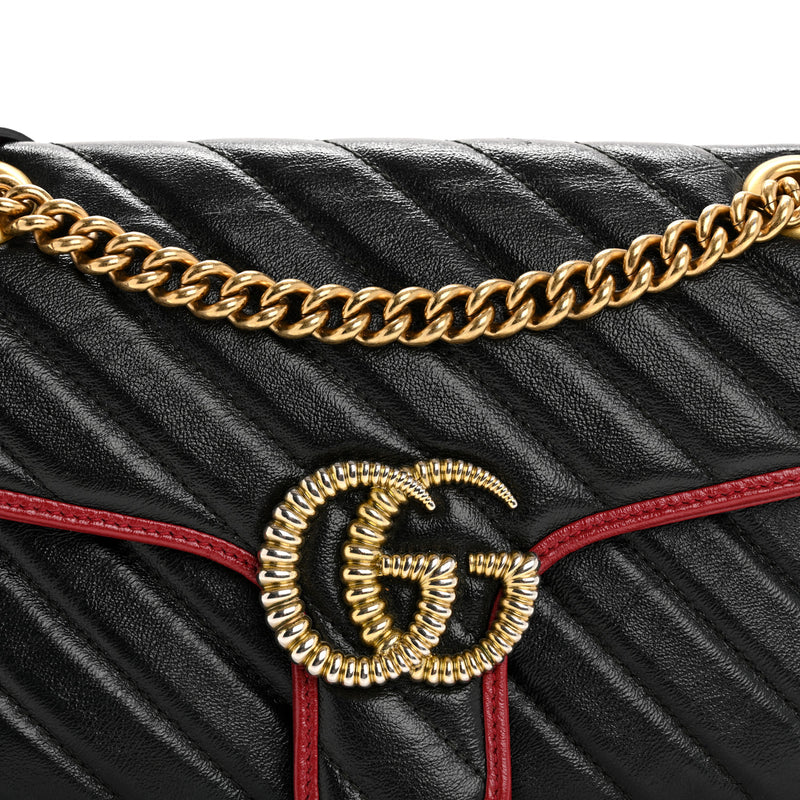 Gucci Vintage Effect Calfskin Matelasse