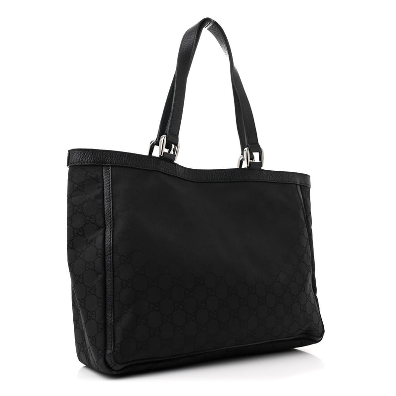Gucci Abbey D Ring Tote Black