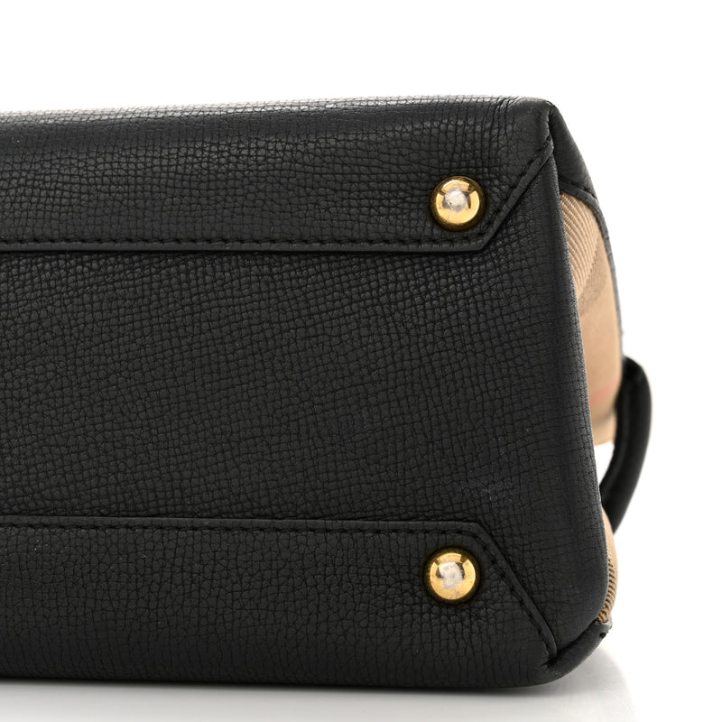 Burberry Derby Calfskin House Check Baby