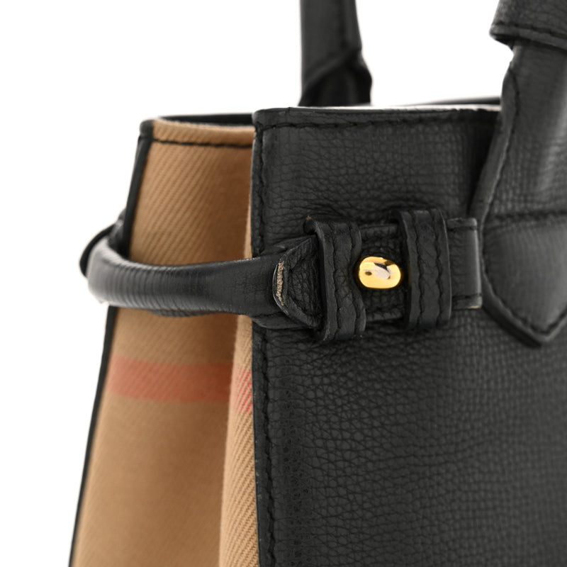 Burberry Derby Calfskin House Check Baby
