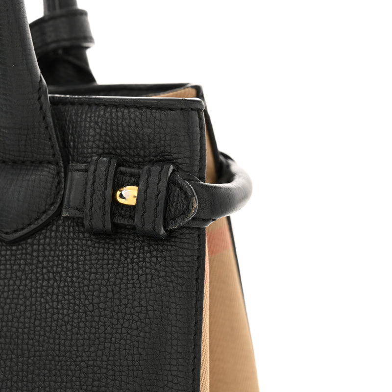 Burberry Derby Calfskin House Check Baby