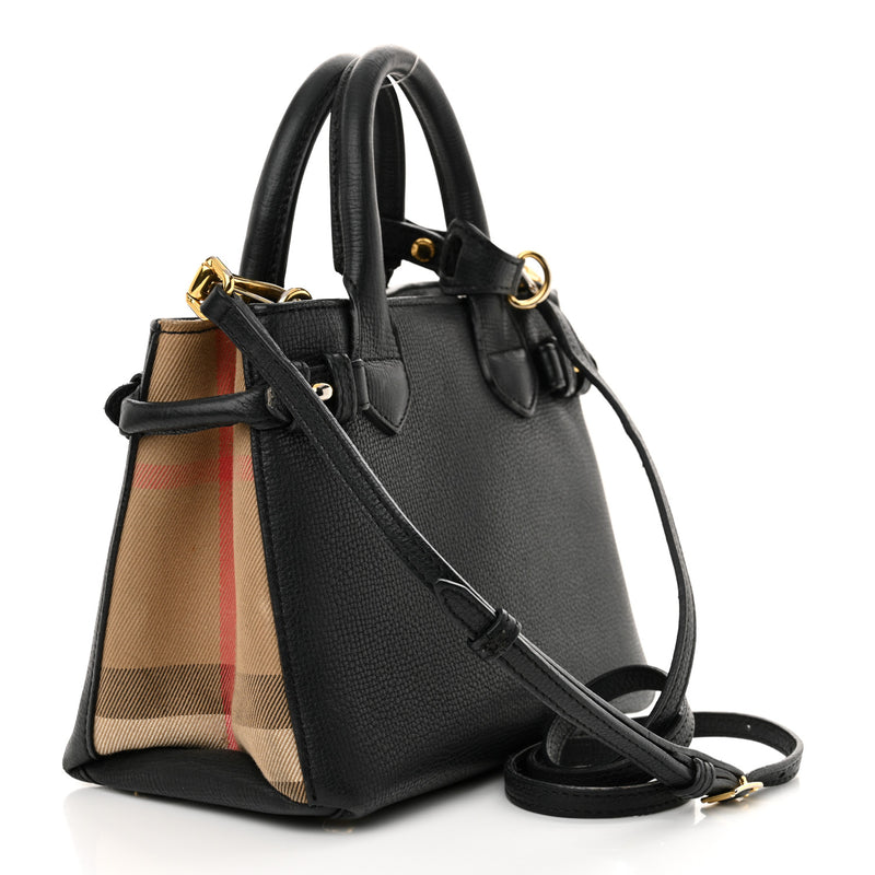 Burberry Derby Calfskin House Check Baby