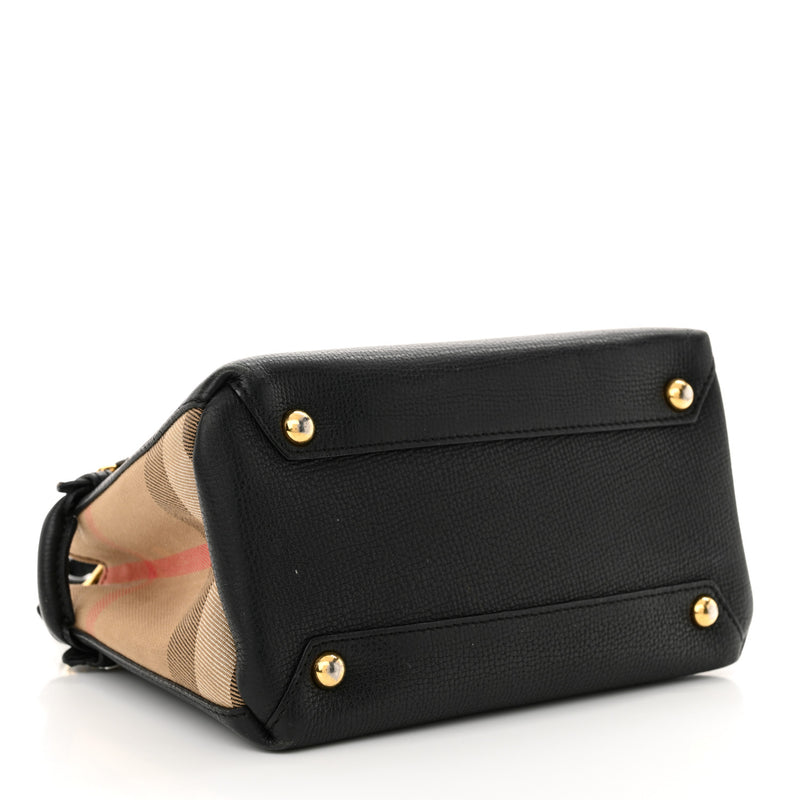 Burberry Derby Calfskin House Check Baby