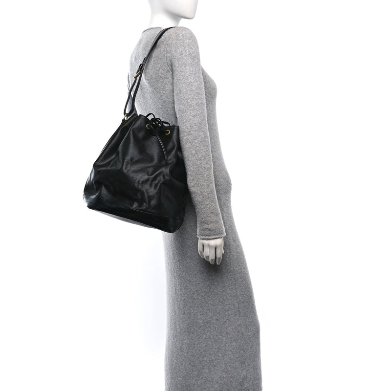 Louis Vuitton Epi Noe Black