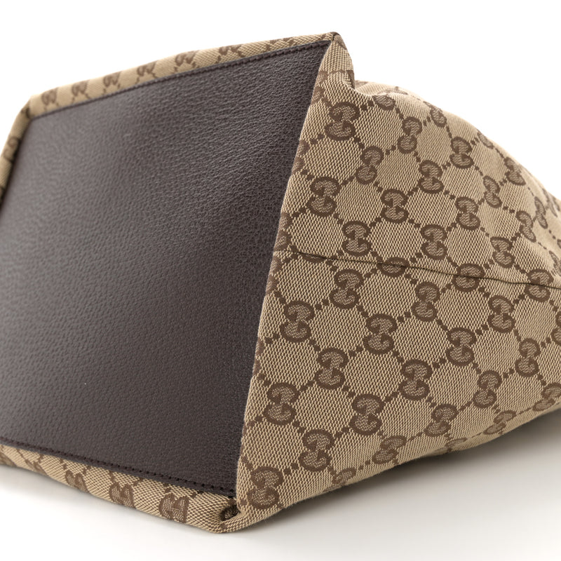Gucci Gg Medium Web Handle Bucket Tote