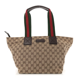 Gucci Gg Medium Web Handle Bucket Tote