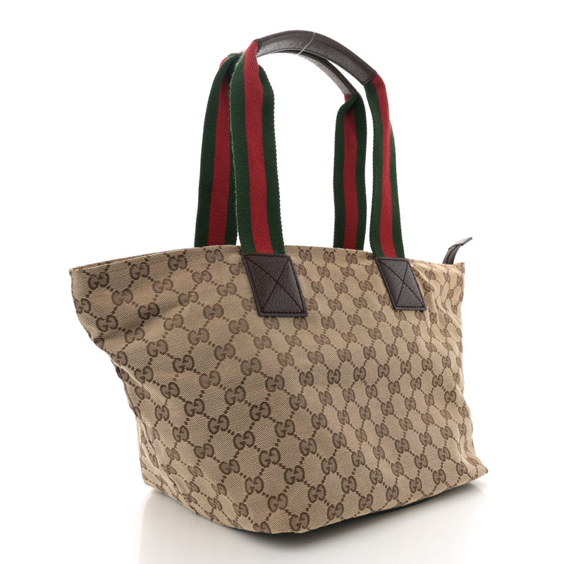Gucci Gg Medium Web Handle Bucket Tote