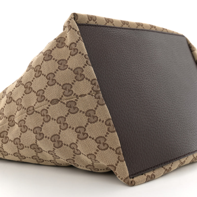 Gucci Gg Medium Web Handle Bucket Tote