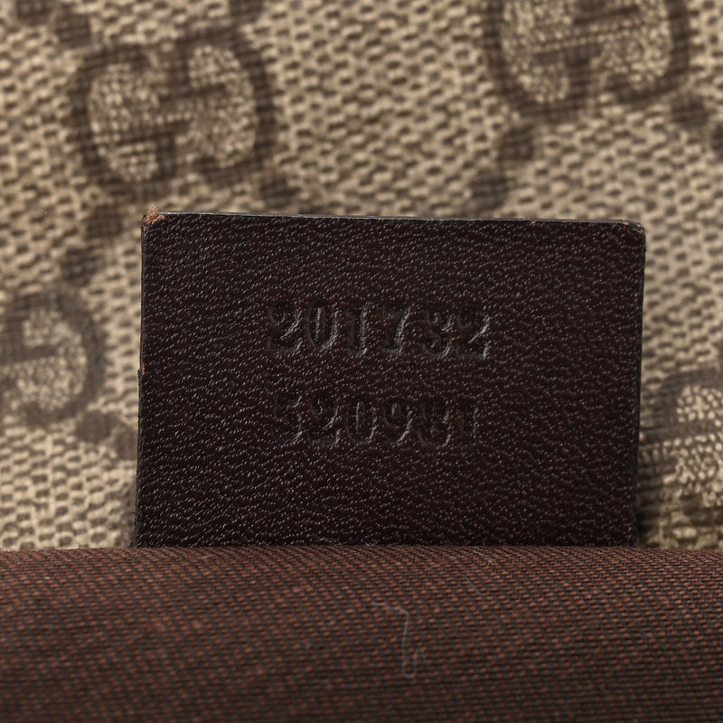 Gucci Gg Plus Medium Double Buckle Flap