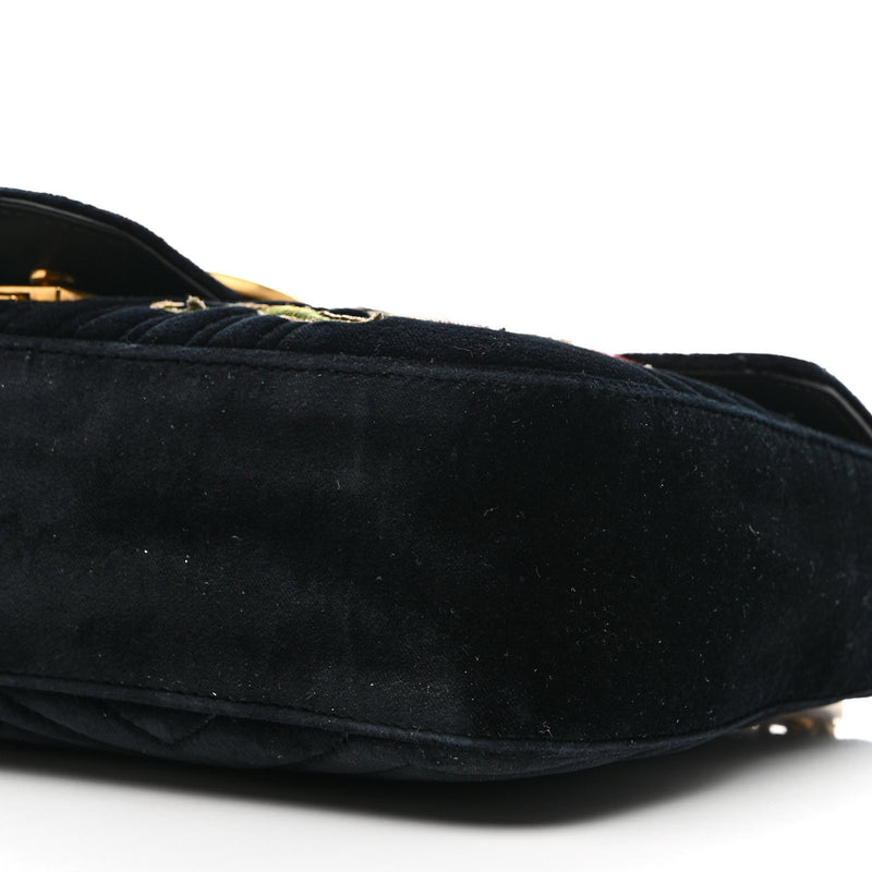 Gucci Velvet Matelasse Loved Embroidered