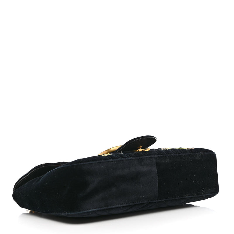 Gucci Velvet Matelasse Loved Embroidered