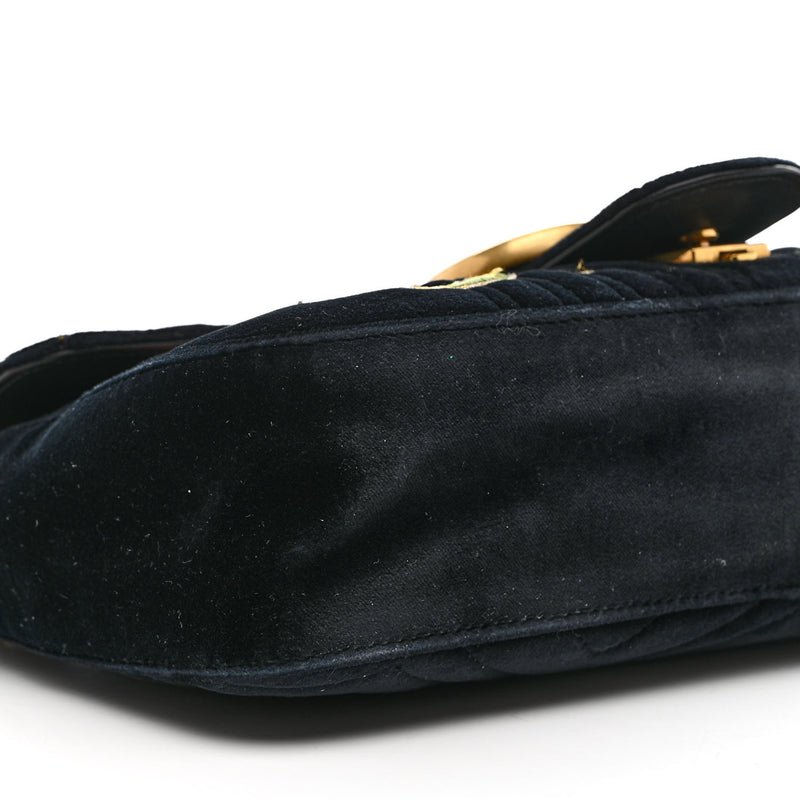 Gucci Velvet Matelasse Loved Embroidered