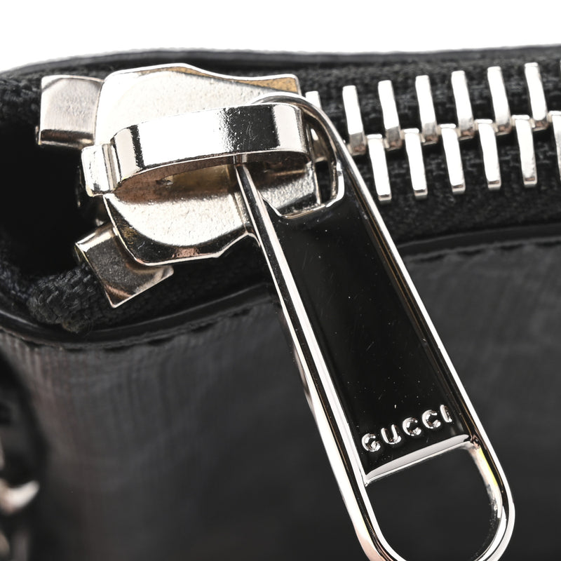 Gucci Gg Supreme Calfskin Web Flat