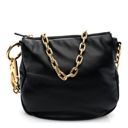 Burberry Puffy Nappa Knight Bag Black