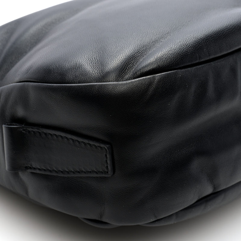 Burberry Puffy Nappa Knight Bag Black