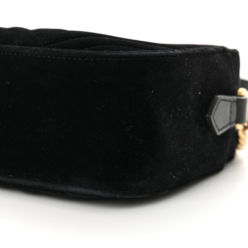 Gucci Velvet Matelasse Small Gg Marmont