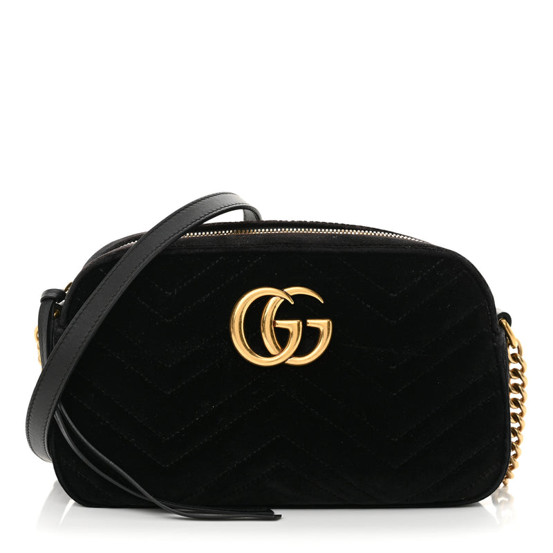 Gucci Velvet Matelasse Small Gg Marmont
