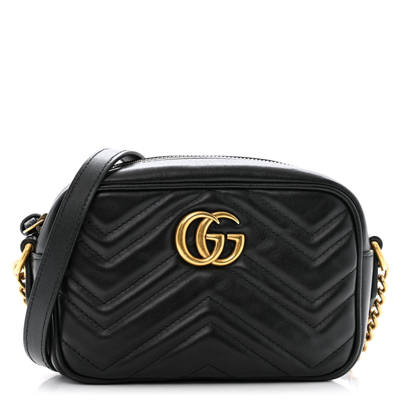 Gucci Calfskin Matelasse Mini Gg Marmont