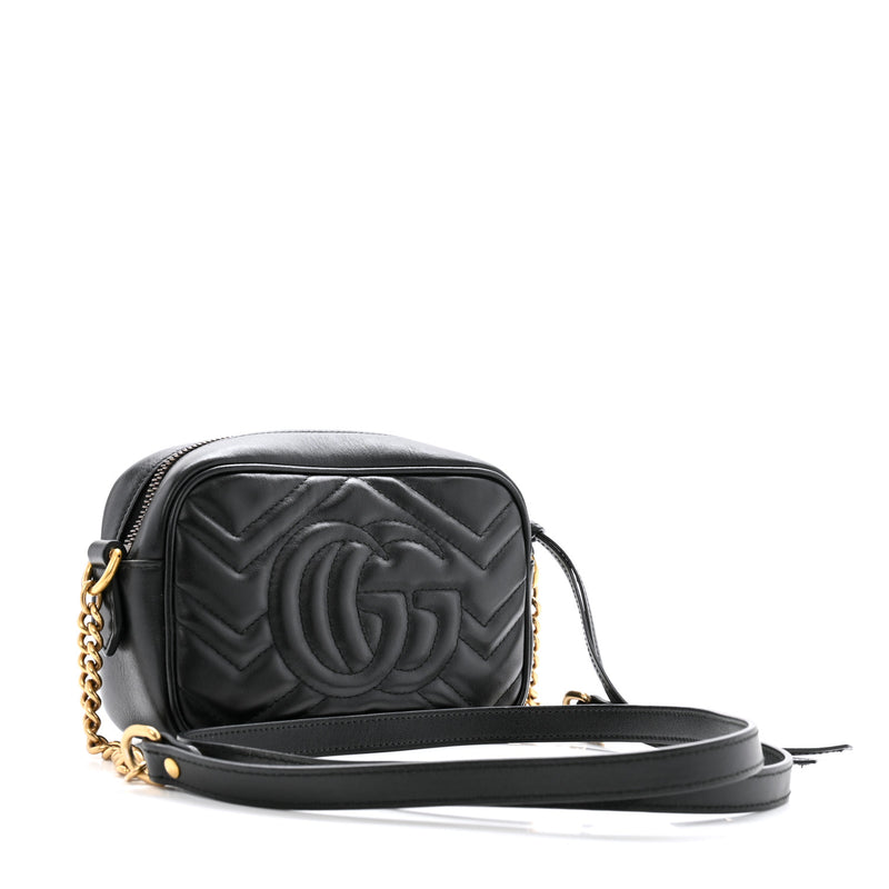 Gucci Calfskin Matelasse Mini Gg Marmont
