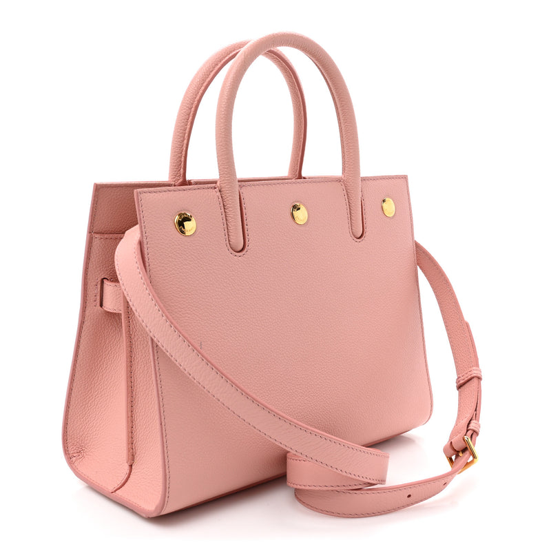 Burberry Grainy Calfskin Mini Two Handle
