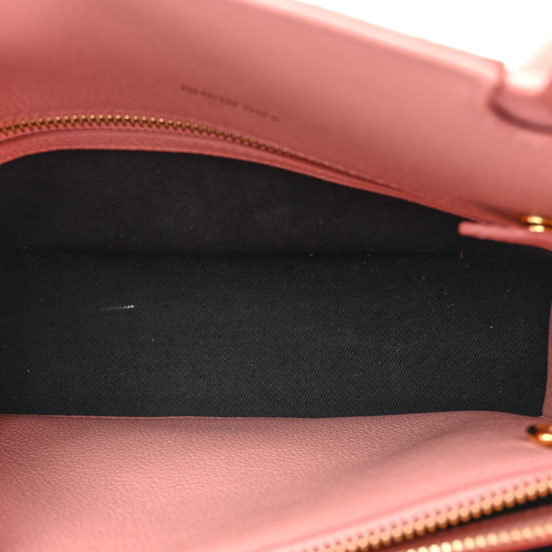 Burberry Grainy Calfskin Mini Two Handle