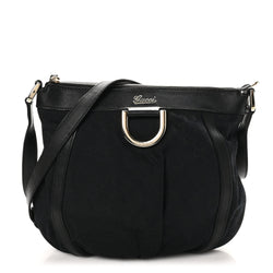 Gucci Small D Gold Ring Messenger Black