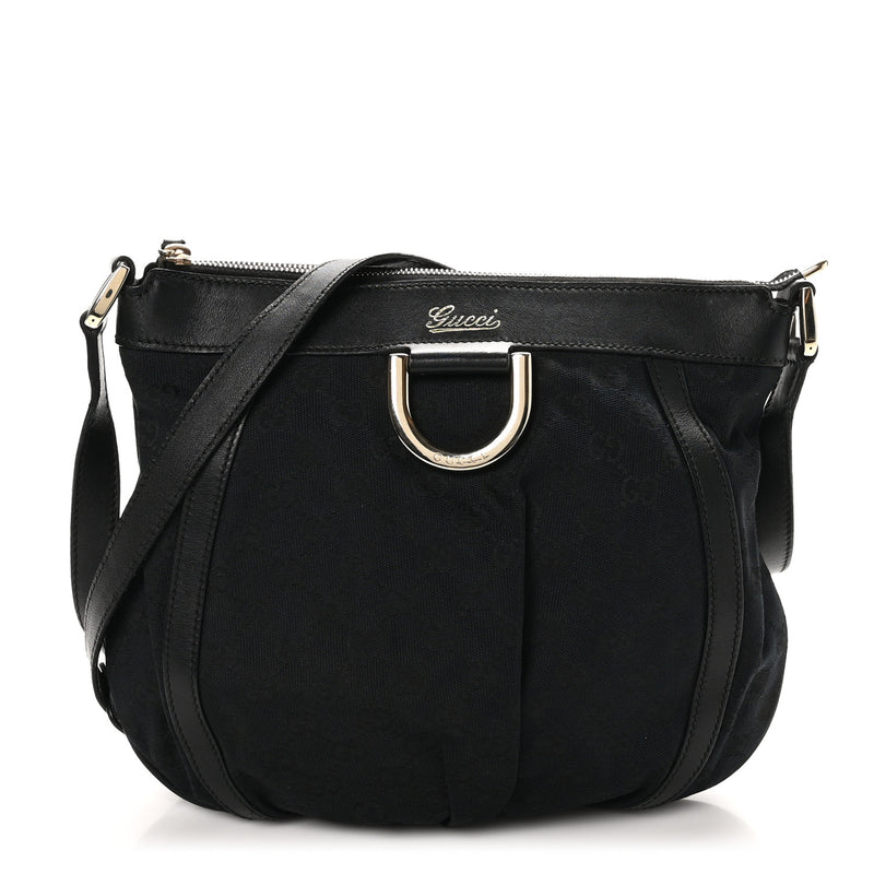 Gucci Small D Gold Ring Messenger Black